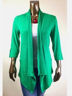 *NEW CLOSING - SALE CHICO'S TRAVELERS BAMBOO TRIM JACKET/CARDIGAN (S)